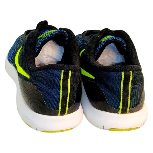 Nike Flex Control Blue & Black Running Sneakers - Boys Size 6Y - Picture 5 of 8